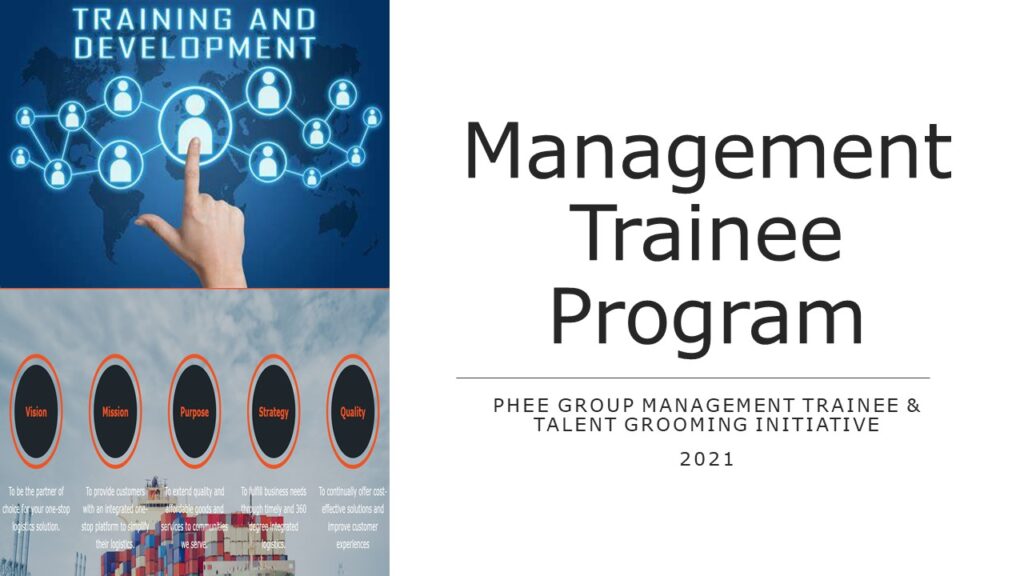 Management Trainee Program Phee Group